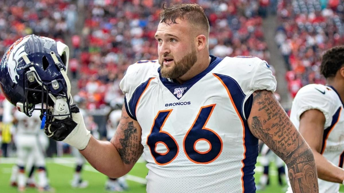 Denver Broncos guard Dalton Risner (66) plays against the Houston Texans of  an NFL football game Saturday, Sep 18, 2022, in Denver. (AP Photo/Bart  Young Stock Photo - Alamy