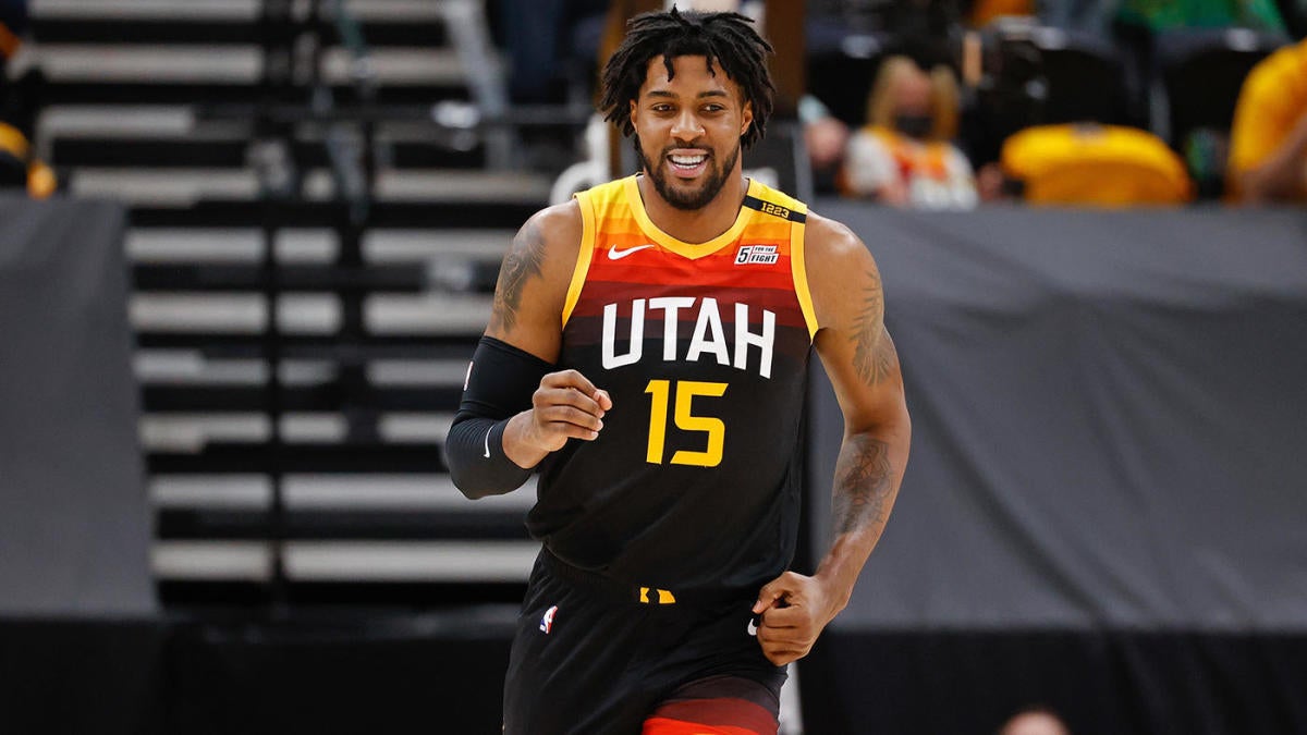 Derrick Favors Utah Jazz Game-Used #15 Navy Jersey Worn During the First  Half of the Game vs. Houston Rockets on April 21 2021 - Size 52+4
