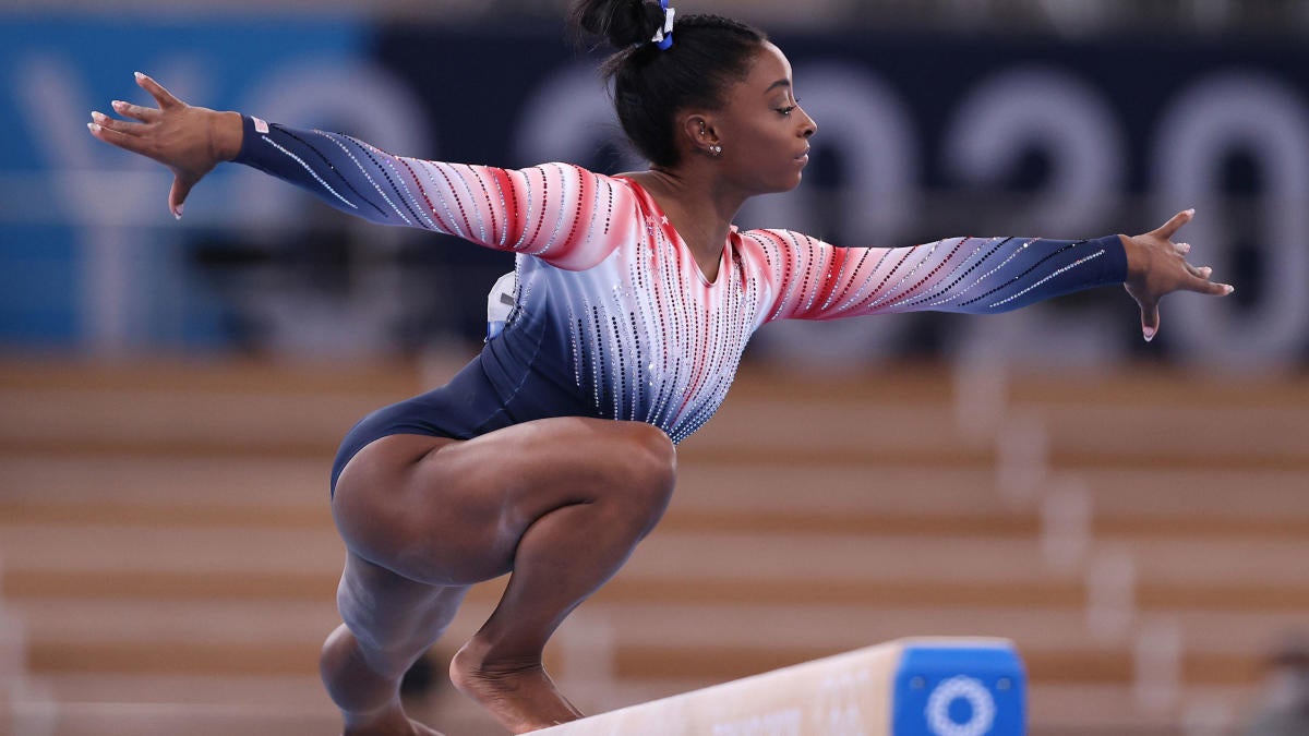 Tokyo Olympics Gymnastics Simone Biles Wins Bronze In Balance Beam Final Cbssports Com