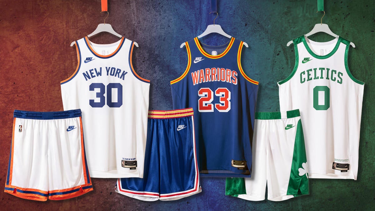 LOOK: Nike releases throwback uniforms for Warriors, Celtics, Knicks in honor NBA's 75th season - CBSSports.com
