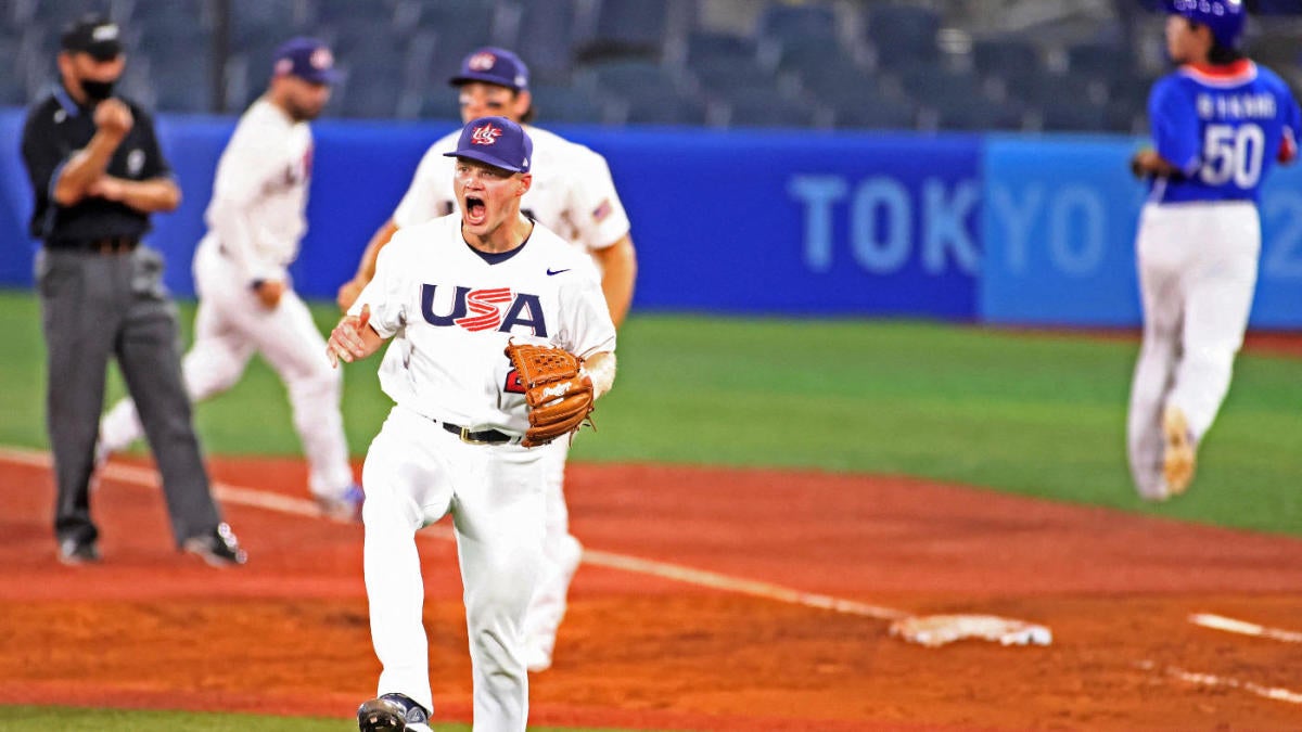 Tokyo Olympics Team Usa Advances To Baseball Gold Medal Game With 7 2 Win Over Korea Cbssports Com
