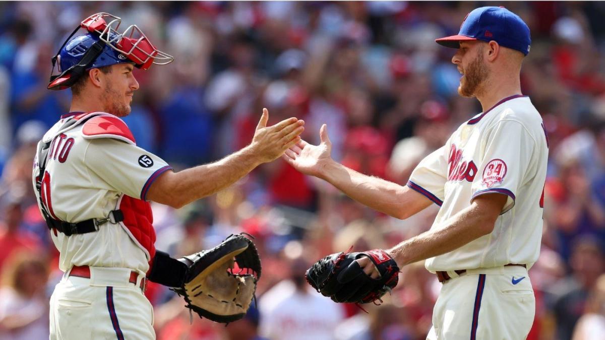 Zack Wheeler pitches two-hit complete game shutout vs. Mets as first-place  Phillies earn eighth straight win - CBSSports.com