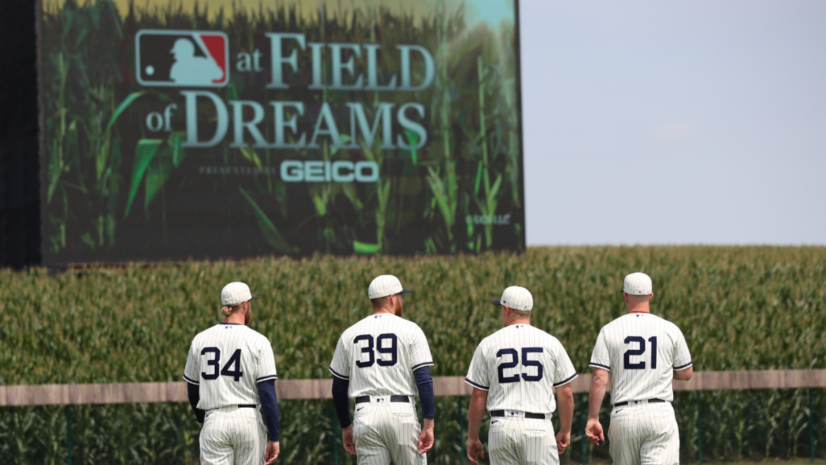 field of dreams game 2021 uniforms