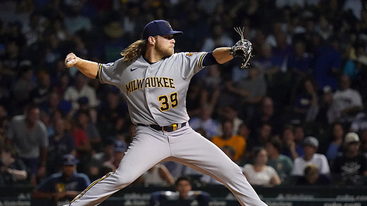 Corbin Burnes strikes out nine in Brewers victory