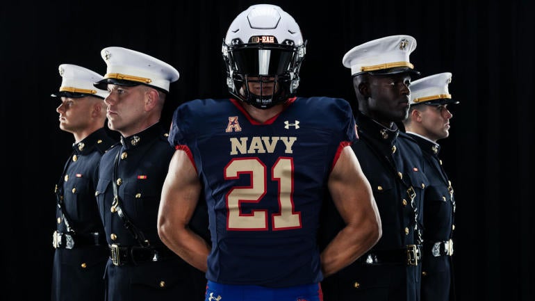 Look: Navy, Air Force Football Teams Reveal Military-themed Uniforms 