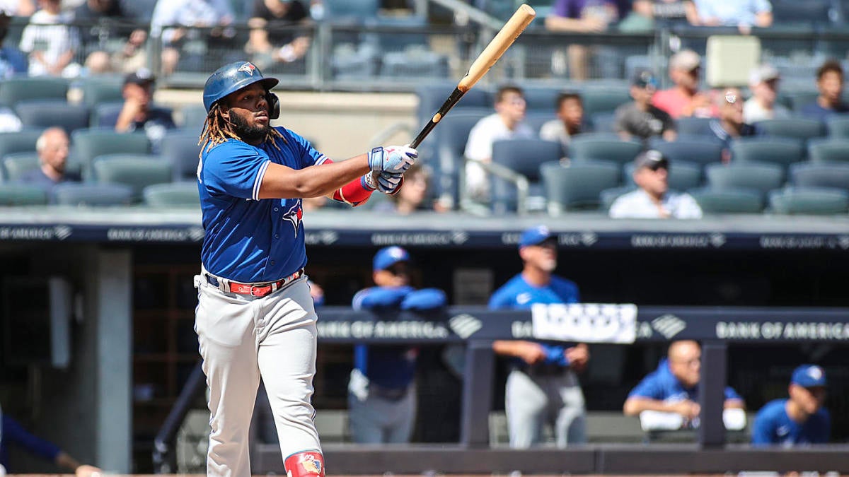 The Athletic on X: With his 45th home run this season, Vladimir Guerrero Jr.  has passed Vladimir Guerrero Sr.'s single-season HR record. Like father,  like son. (H/T @MLB)  / X