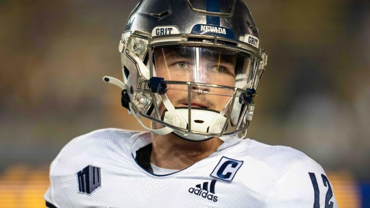 Nevada QB Carson Strong is QB1 for the 2022 NFL Draft and the only person  who comes close is Matt Corral… Strong has been DOMINATING this…