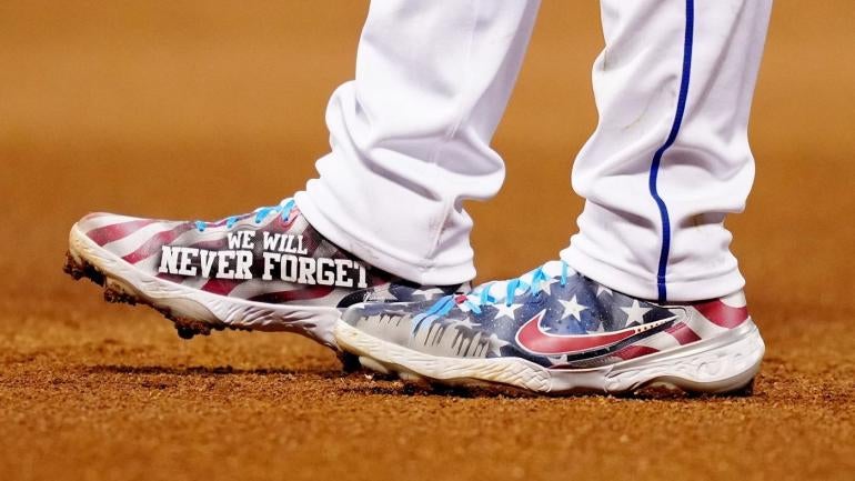 Pete Alonso 9/11 Cleats New York Mets