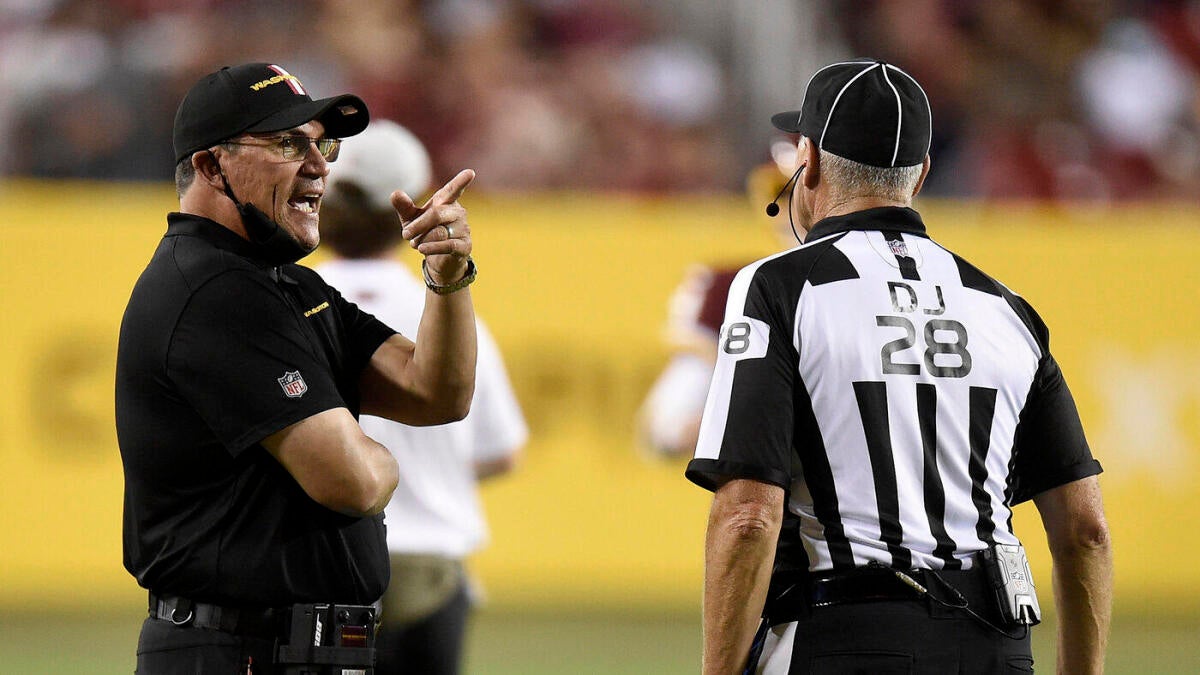 Ron Rivera defiende las reglas de burla de la NFL: 'Solo estamos tratando de asegurarnos de no tener una pelea en nuestras manos'