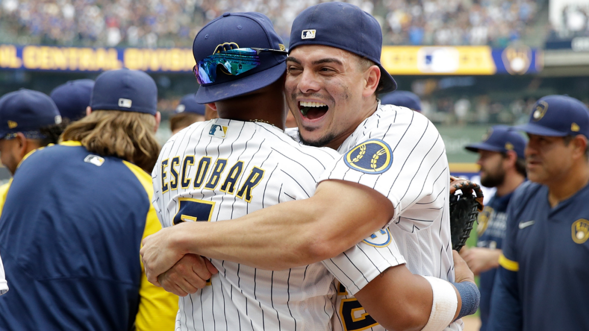 Milwaukee Brewers nl central division champions team player