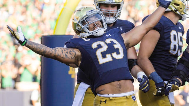 Notre Dame's Kyren Williams has complete confidence in his skills