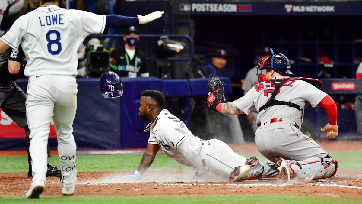 2021 MLB playoffs Rays Randy Arozarena steals home, clubs homer in ALDS Game 1 win