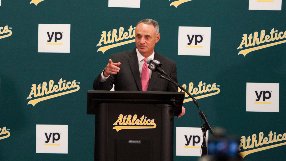 MLB Commissioner Manfred tackles A's stadium quandary