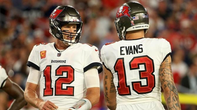 Tom Brady Mike Evans Tampa Bay Buccaneers