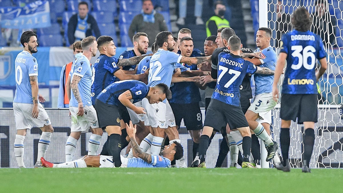 Serie A scores: Tempers flare as Lazio slide into top five and Inter Milan taste defeat for the first time