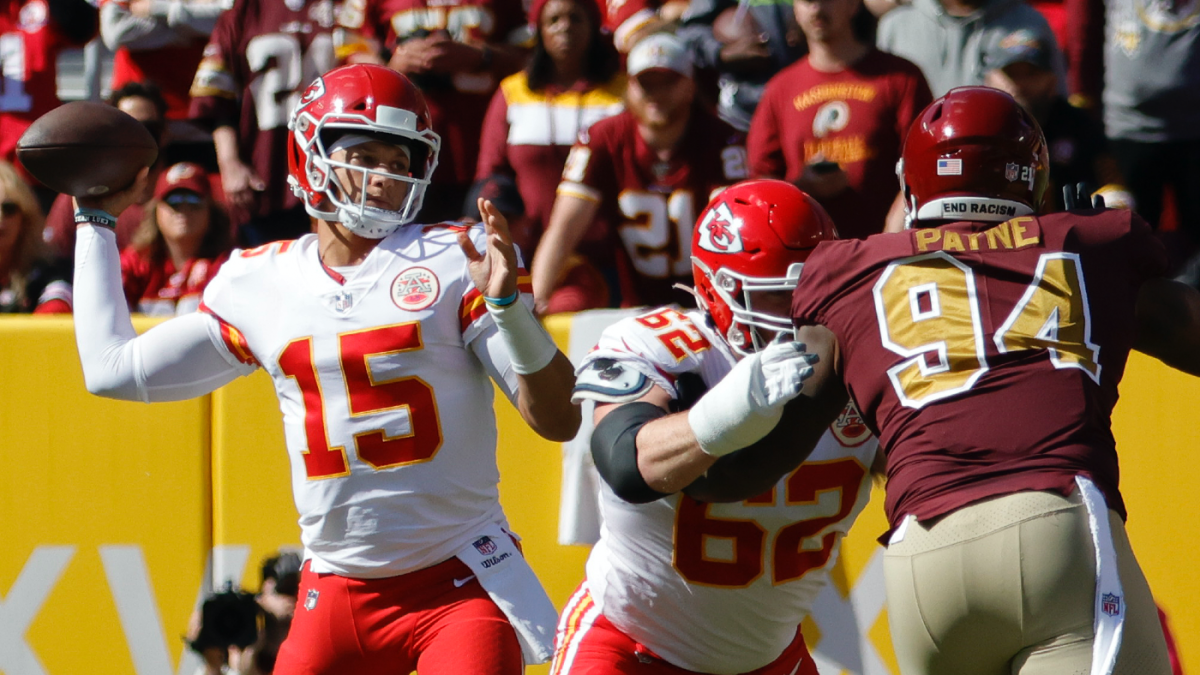 Chiefs at Washington score: Patrick Mahomes, Kansas City roar to win after  slow start, even record at 3-3 