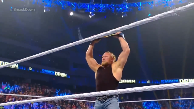 Wwe Smackdown Results Recap Grades Brock Lesnar Attacks Roman Reigns And Gets Suspended For His Actions Cbssports Com