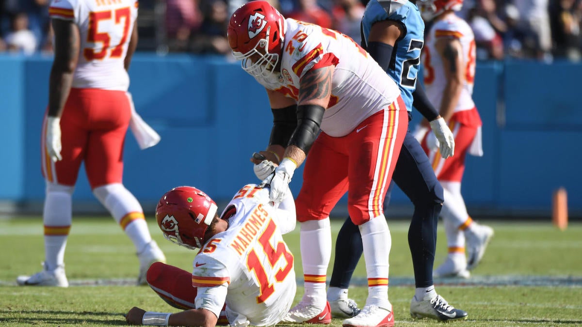 Chiefs’ Patrick Mahomes says he feels ‘fine now’ after taking hard hit vs. Titans – CBS Sports