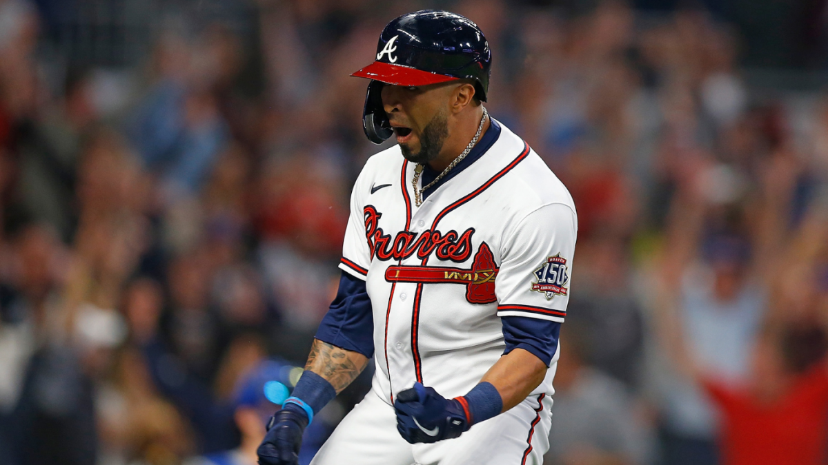 Braves' Eddie Rosario named NLCS MVP after record-tying playoff