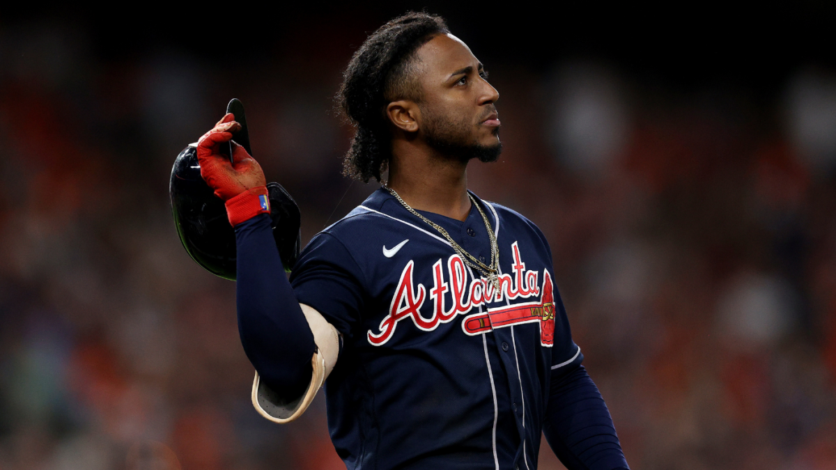 Ozzie Albies Atlanta Braves World Series Signed 8x10 Photo 