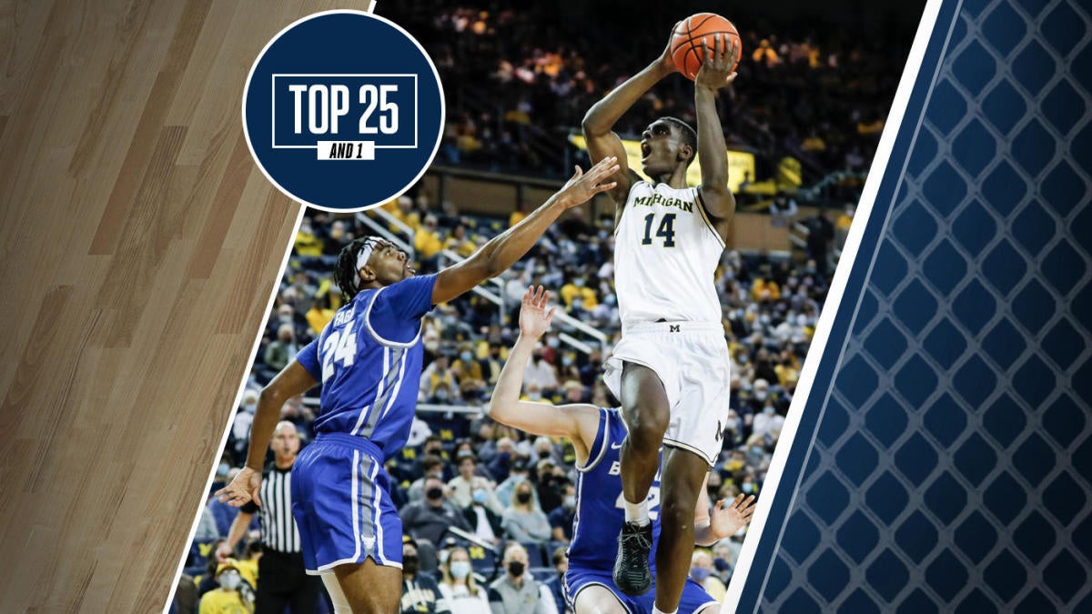 College basketball rankings: Michigan survives scare vs. Buffalo, remains No. 6 in Top 25 And 1