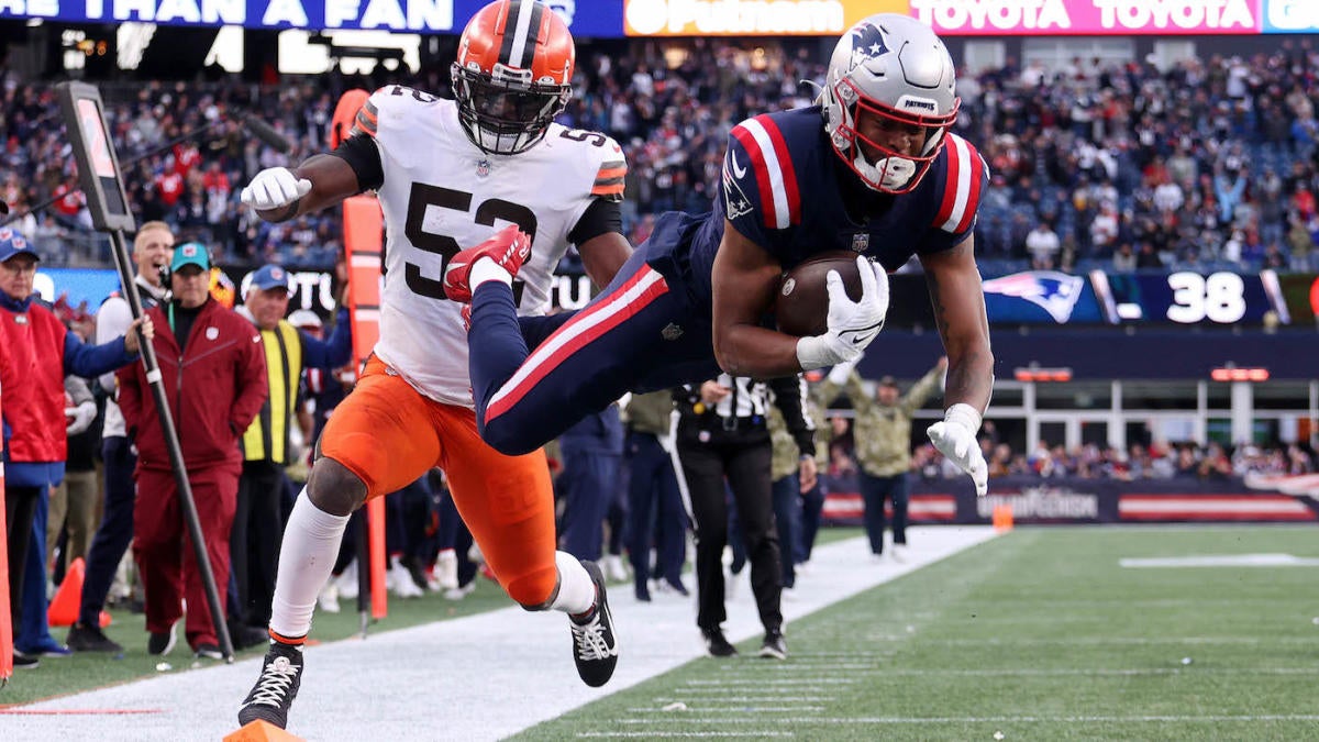 Patriots' Jakobi Meyers snaps record-setting touchdown drought in Week 10  win over Browns 