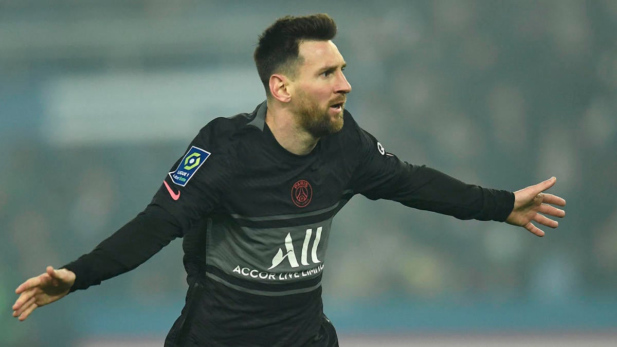 Lionel Messi finally scores his first Ligue 1 goal as PSG overcome Keylor Navas red card in win over Nantes - CBSSports.com