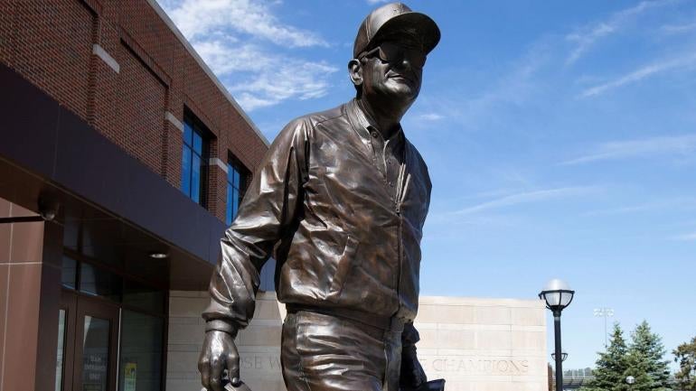 Bo Schembechler Statue Vandalized With Message About Survivors Of ...