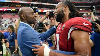 Larry Fitzgerald on chasing Jerry Rice: 'I never play for second'