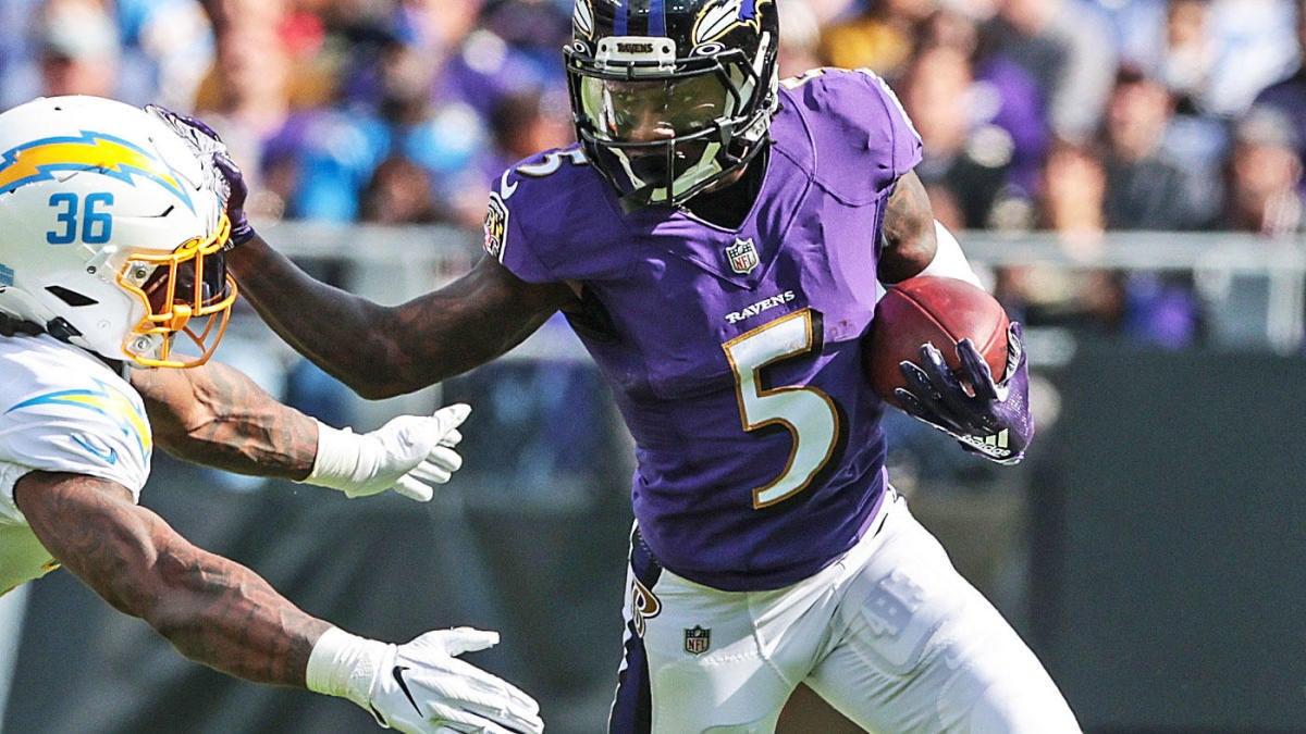 Cardinals trade for WR Hollywood Brown, dealing first-round pick to Ravens