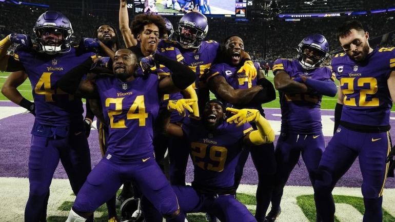 Minnesota Vikings Defense Celebrates