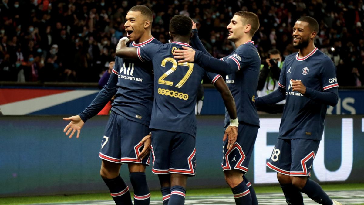 Skor PSG vs. Monaco: Kylian Mbappe mencetak dua gol saat Paris Saint-Germain menang lagi di Ligue 1
