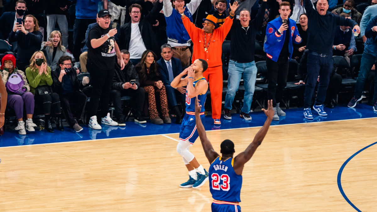 Melihat momen-momen top NBA di Madison Square Garden setelah Stephen Curry memecahkan rekor 3 poin di New York