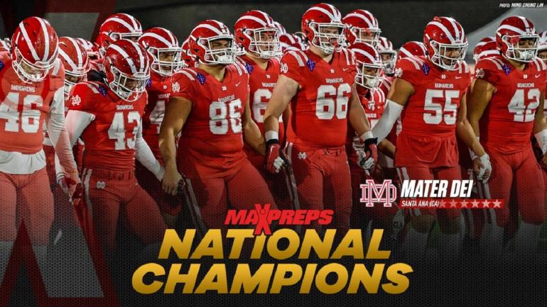 Mater Dei 2021 National Championship
