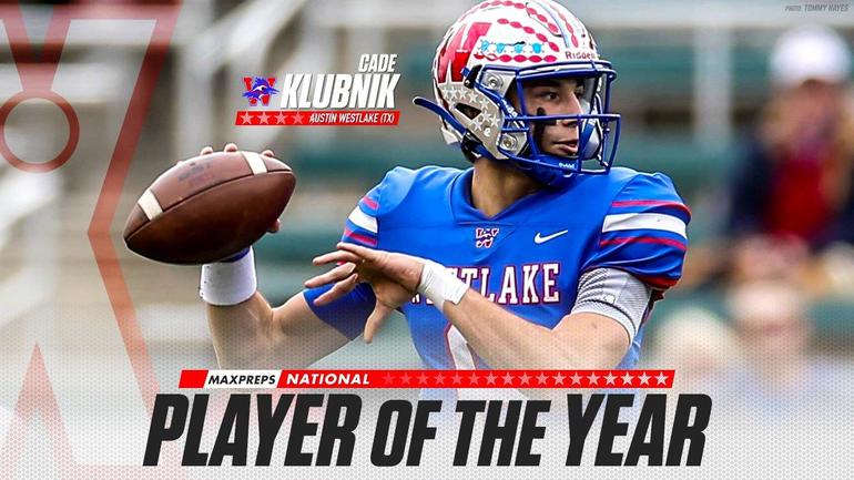 Westlake Football Schedule 2022 Cade Klubnik Of Austin Westlake Named 2021 Maxpreps High School Football  Player Of The Year - Cbssports.com