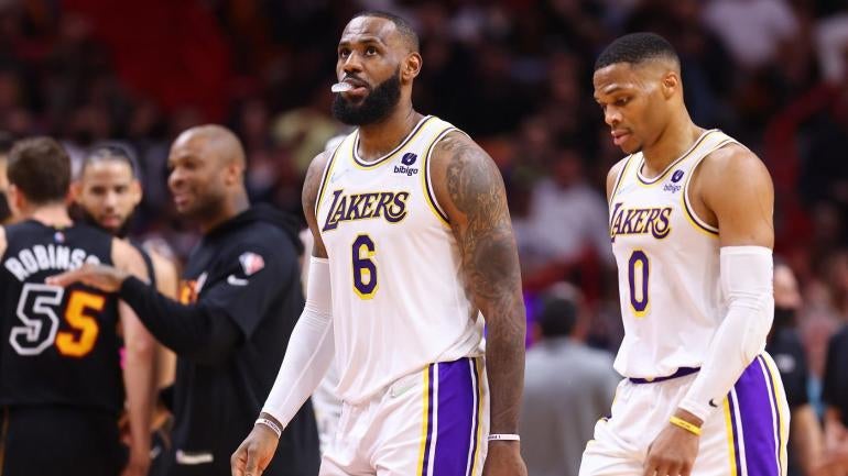 LeBron James Los Angeles Lakers Russell Westbrook