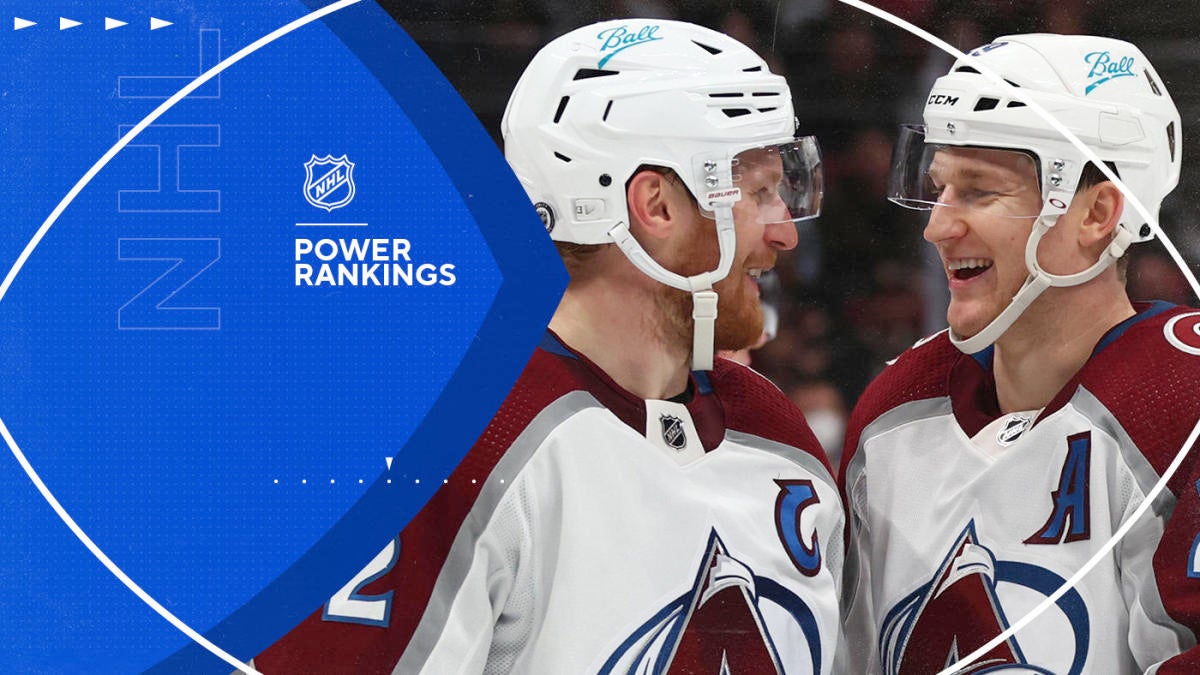NHL Power Rankings: Avalanche rise to top halfway through the NHL season