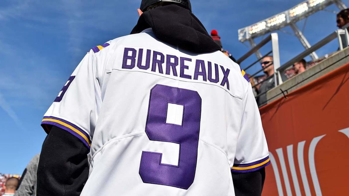 LSU football makes history as first to fully embrace custom player jerseys