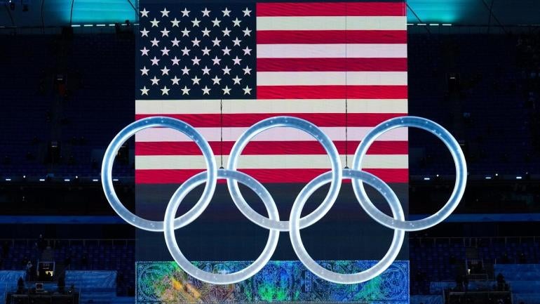 2022 Winter Olympic Rings Olympics United States Team USA