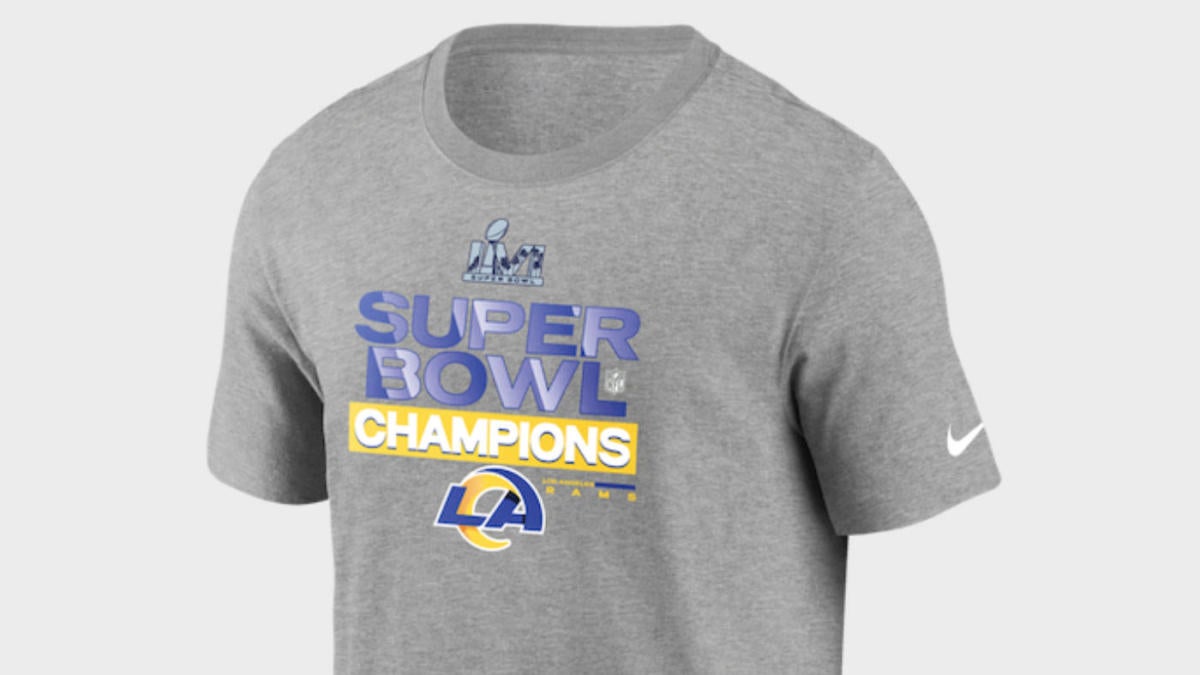 Hottest 2022 Los Angeles Rams Super Bowl championship gear includes, t- shirts, hats, hoodies 