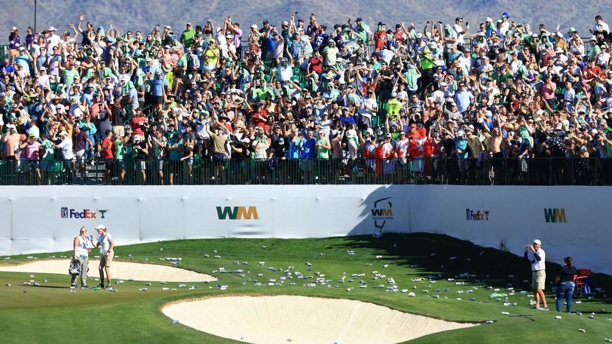 WATCH Sam Ryder makes hole-in-one at the Phoenix Open, starts drink-throwing frenzy from raucous crowd