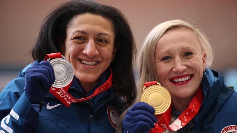 Team USA Elana Meyers Taylor Kallie Humphries Bobsled 2022 Winter Olympics