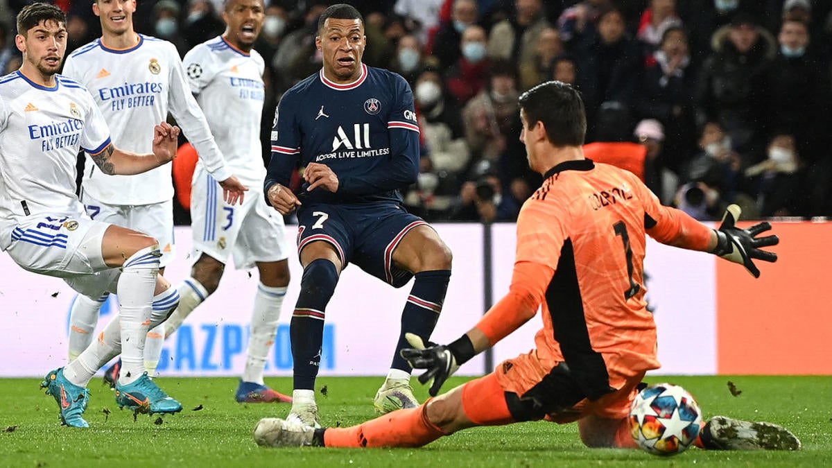 PSG vs. Real Madrid score, ratings: Lionel Messi penalty denied by Courtois, Kylian Mbappe nets late winner