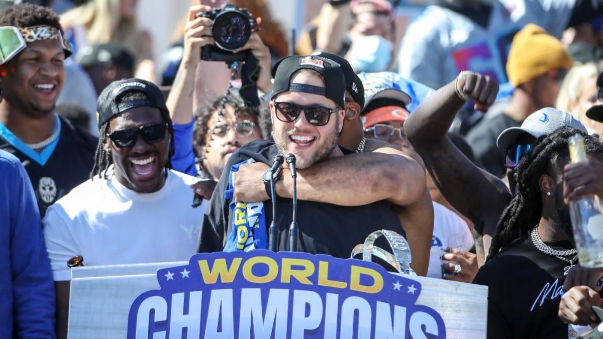 Rams' Super Bowl parade gets wild, plus Carson Wentz landing spots