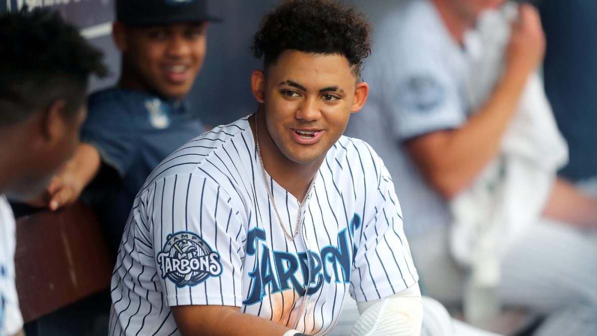 Yankees' Jasson Dominguez looks, acts and talks like future superstar 