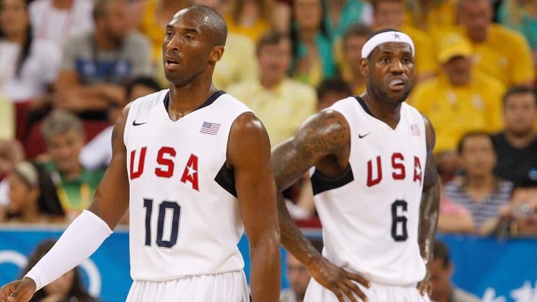 LeBron James Kobe Bryant Team USA 2008 Beijing Olympics
