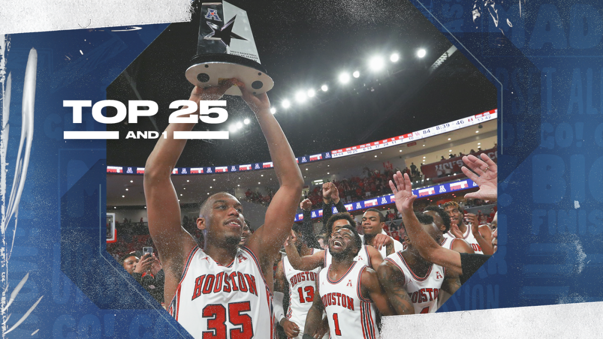 College basketball rankings: Houston locks up AAC championship while ...
