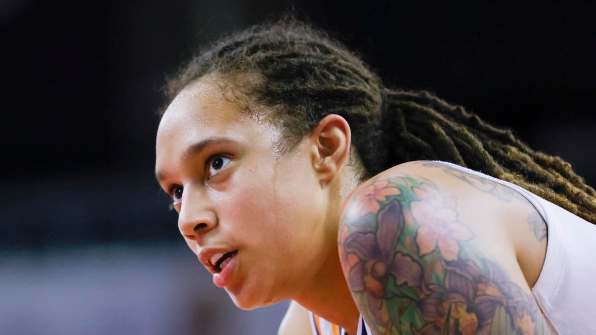 WNBA shows support for Brittney Griner with floor decal