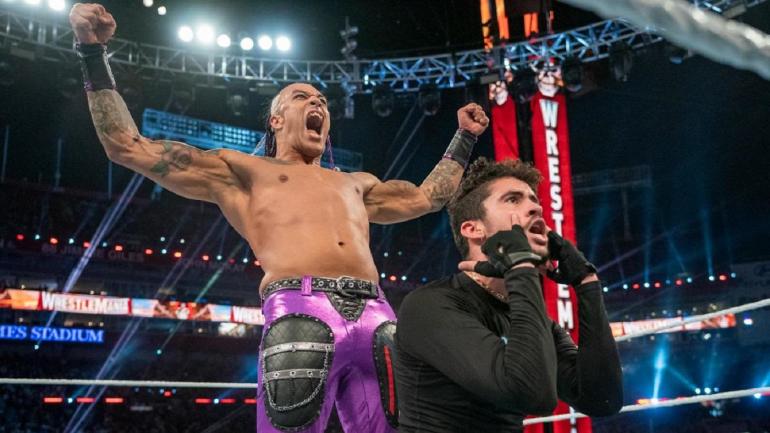 Damian Priest and Bad Bunny at WWE WrestleMania 37 pro wrestling news