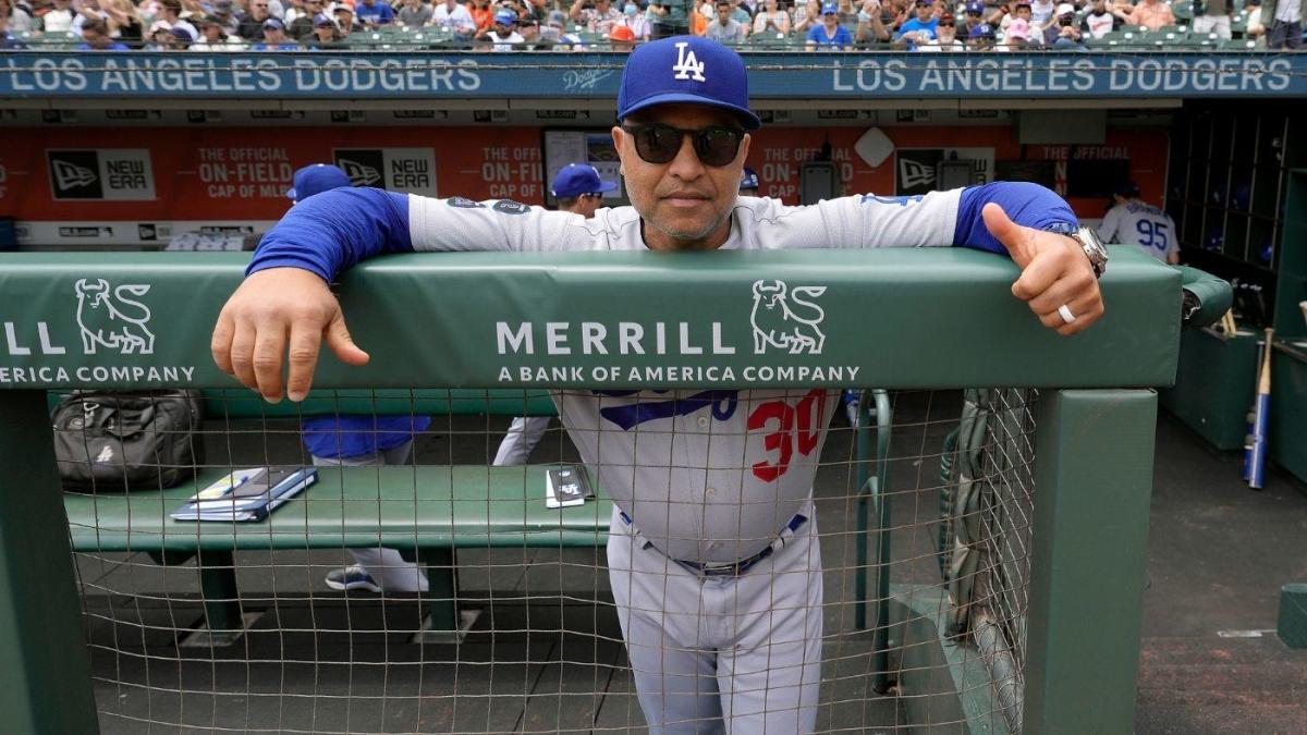 Los Angeles, United States. 05th Apr, 2022. Los Angeles Dodgers manager  Dave Roberts is fired up in the dugout before a MLB spring training  baseball game against the Los Angeles Angels, Tuesday